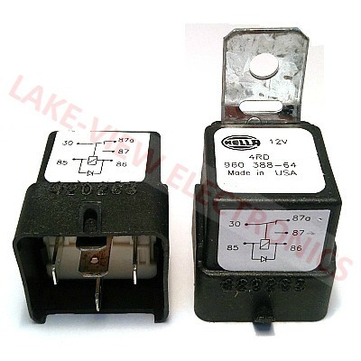 RELAY 12VDC 20/40A SPDT SKIRTED W/DIODE & BRACKET PLUG IN MINI AUTOMOTIVE RELAY