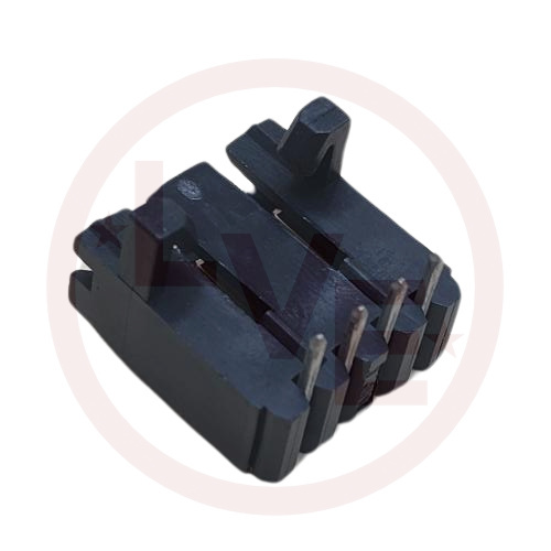 CONNECTOR HEADER 4 POS RIGHT ANGLE VERT .100"P 15AU BLACK