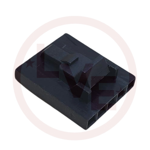 CONNECTOR HEADER 5 POS RECEPTACLE .100"P BLACK