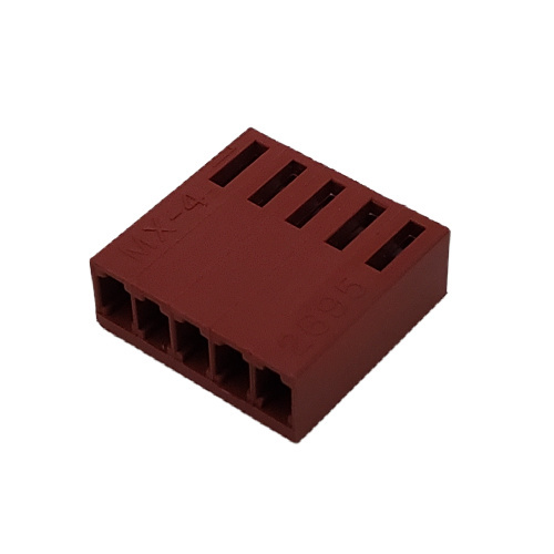 CONNECTOR HEADER RECEPTACLE 5 POS CRIMP TERMINAL HSG .100P