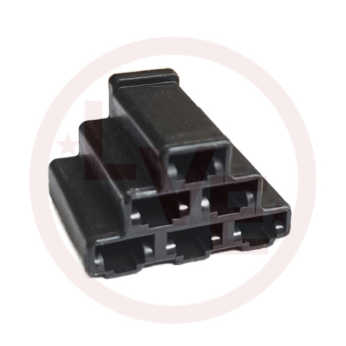 CONNECTOR 6 POS FEMALE 56 SERIES BLACK