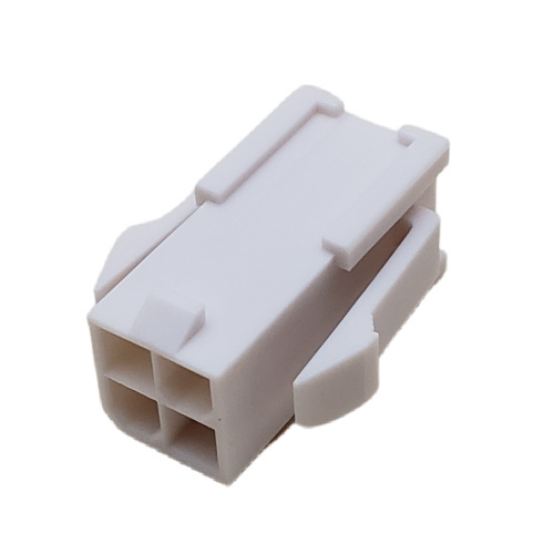 CONNECTOR HEADER 4 POS RECEPTACLE HSG MINI-FIT JR. DUAL ROW .165P BEIGE