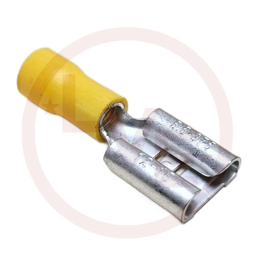 TERMINAL QDC FEMALE 12-10 AWG .375X.0475 PVC YELLOW