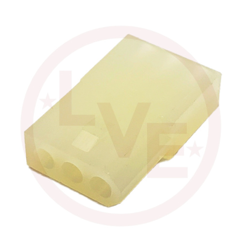 CONNECTOR PIN &amp; SOCKET 3 POS RECEPTACLE HSG .062