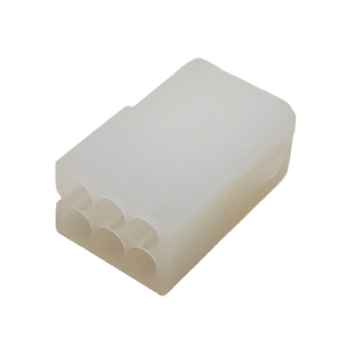 CONNECTOR PIN &amp; SOCKET 6 POS RECEPTACLE HSG .062