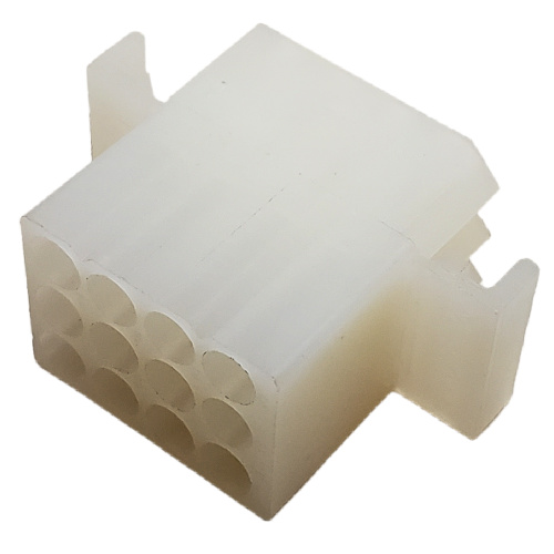 CONNECTOR PIN &amp; SOCKET 12 POS RECEPTACLE HSG .093