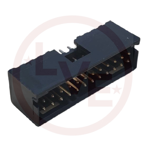 TE CONN 1-103168-0 CONNECTOR HEADER 24 POS VERT THROUGH HOLE .100"P BLACK