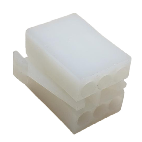 TE CONN 1-480270-0 CONNECTOR 6 POS PLUG COMMERCIAL MATE-N-LOK NATURAL .195"P