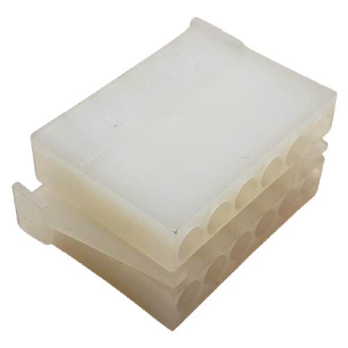 TE CONN 1-480287-0 CONNECTOR 12 POS PLUG COMMERCIAL MATE-N-LOK NATURAL .195"P