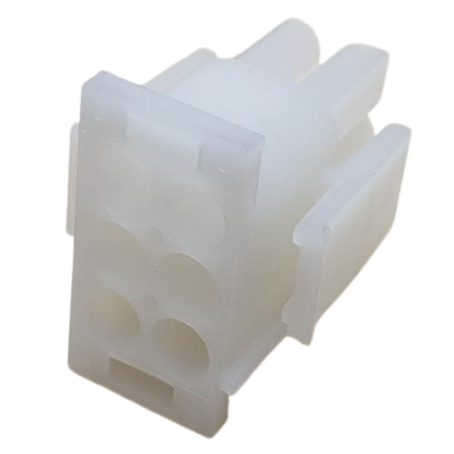 CONNECTOR PIN &amp; SOCKET 6 POS PLUG HSG NATURAL