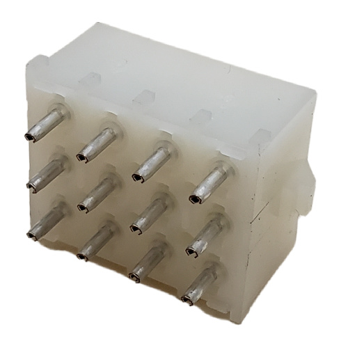 CONNECTOR HEADER 12 POS MLX POWER CONNECTOR .084 VERT TIN