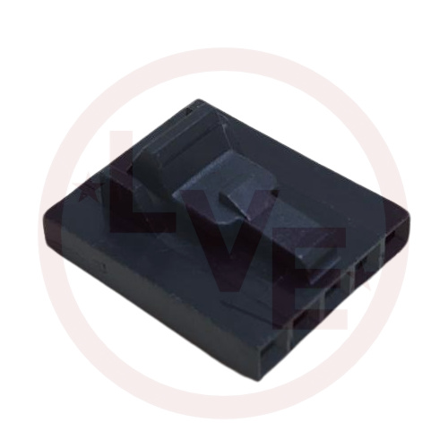 AMP 104257-4 CONNECTOR HEADER 5 POS RECEPTACLE .100"P BLACK