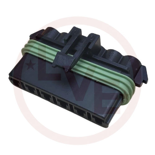 PACKARD 12059573 CONNECTOR 6 POS FEMALE METRI-PACK 280 SERIES BLACK ASM