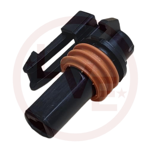 APTIV 12065172 CONNECTOR 1 POS FEMALE BLACK M/P 280 SERIES BLACK