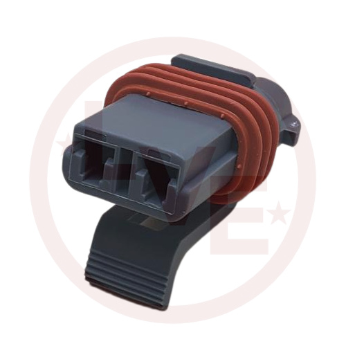 APTIV 15332187 CONNECTOR 2 POS FEMALE METRI-PACK 280 SERIES GRAY