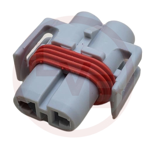 PACKARD 15393199 CONNECTOR 2 POS FEMALE METRI-PACK 280 SERIES GRAY ASM
