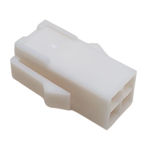 TE CONN 172159-1 CONNECTOR 4 POS RECEPTACLE HSG 94V-2 UNI-MATE NATURAL  .163"P