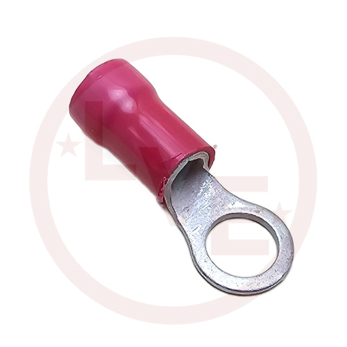 TERMINAL RING 8 AWG 5/16" STUD INSULATED RED INSULKRIMP