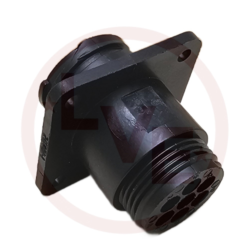 AMP 211401-1 CONNECTOR 7 POS RECEPTACLE HSG CPC (CIRCULAR PLASTIC) SIZE 13 BLACK