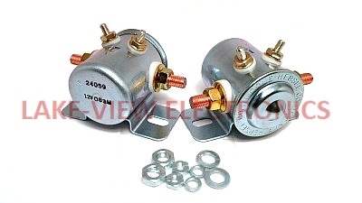SOLENOID RELAY 12V 17.5 OHM CONT 4STUD INSUL SPST
