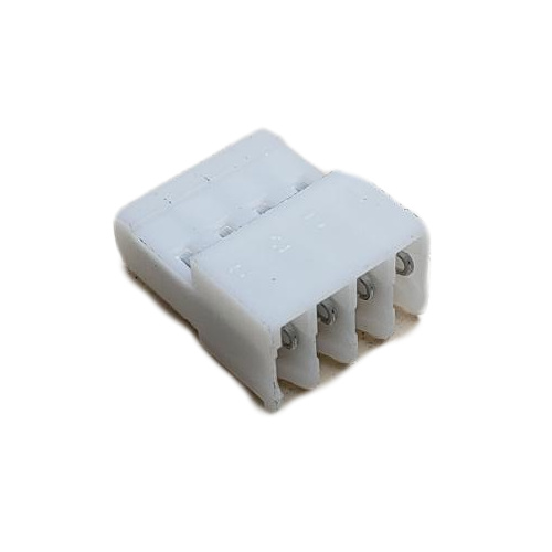 CONNECTOR HEADER 4 POS RECEPTACLE .100"P WHITE IDC