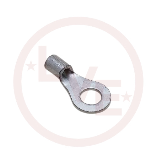 TERMINAL RING 22-16 AWG #6 STUD NON-INSULATED TIN PLATED
