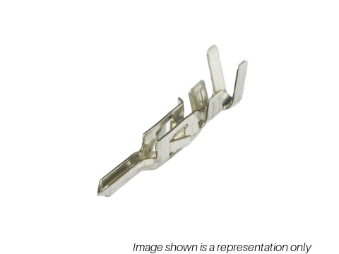 TERMINAL MALE PIN 24-18 AWG .165P TIN TAPE AND REEL