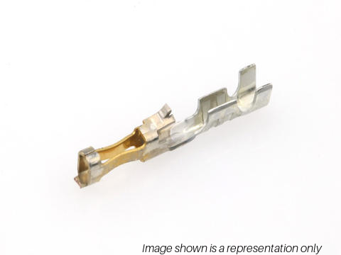 TERMINAL FEMALE SOCKET 24-18 AWG GOLD .165P TAPE AND REEL