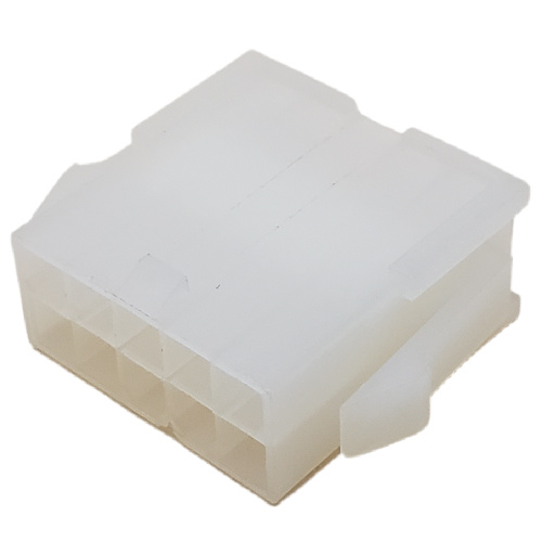 MOLEX 39-01-2101 CONNECTOR HEADER 10 POS PLUG HSG MINI-FIT JR. DUAL ROW .165P