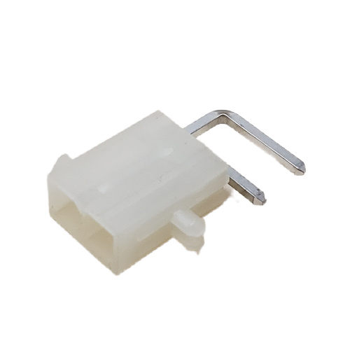 MOLEX 39-30-1020 CONNECTOR HEADER 2 POS MINI-FIT JR. RIGHT ANGLE DUAL ROW .165P