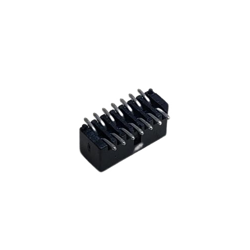 CONNECTOR HEADER SMD 14 POS .049"P BLACK