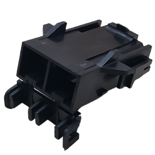 MOLEX 42818-0212 CONNECTOR HEADER 2 POS MINI-FIT SR. PLUG HSG PNL MT BLK 10P