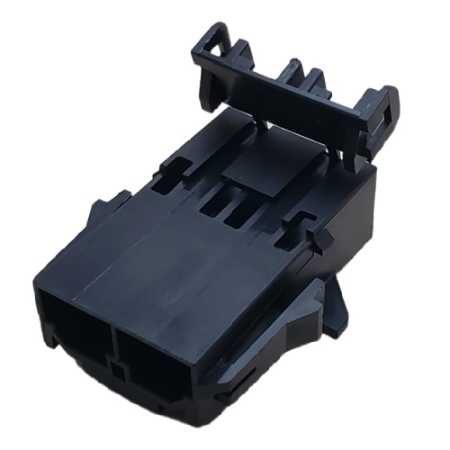 CONNECTOR HEADER 2 POS MINI-FIT SR. PLUG HSG PNL MT BLK 10P