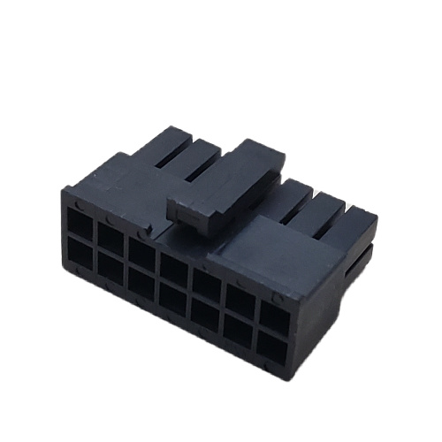 CONNECTOR HEADER 14 POS DUAL ROW FEMALE RECEPTACLE HSG .118P