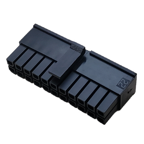 CONNECTOR HEADER 22 POS DUAL ROW FEMALE RECEPTACLE HSG .118P