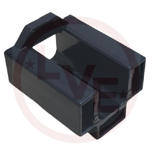 TE CONN 480100-1 CONNECTOR 3 POS RECEPTACLE HSG STR BLACK .312"P
