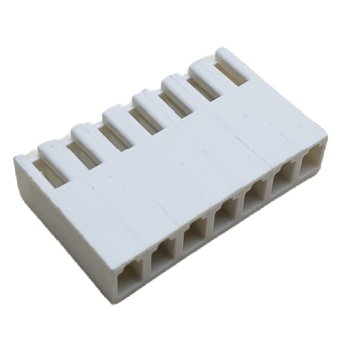 AMP 640250-7 CONNECTOR HEADER 7 POS RECEPTACLE W/RAMP .156"P NATURAL