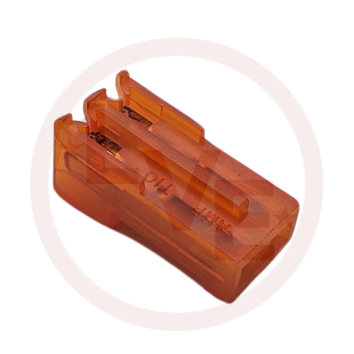 AMP 640426-2 TERMINAL HEADER 2 POS RECEPTACLE 18 AWG .156"P MTA-156 ORANGE