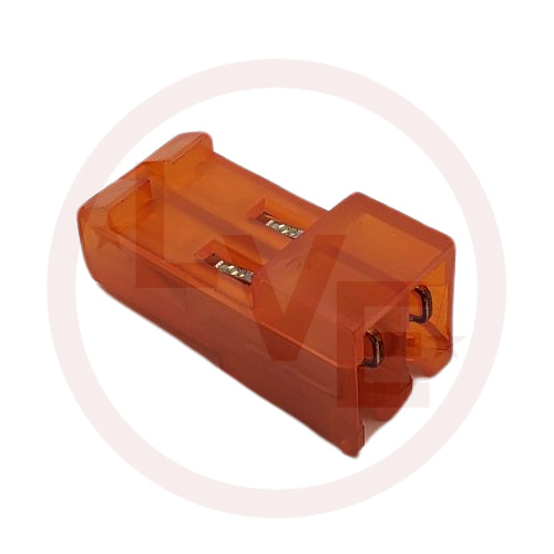 TERMINAL HEADER 2 POS RECEPTACLE 18 AWG .156"P MTA-156 ORANGE