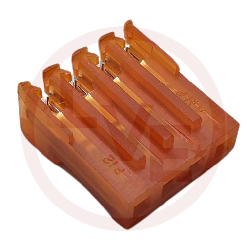 AMP 640426-4 TERMINAL HEADER 4 POS RECEPTACLE 18 AWG .156"P MTA-156 ORANGE