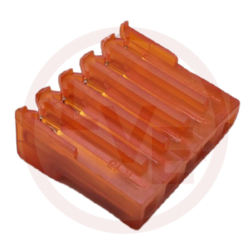 AMP 640426-5 TERMINAL HEADER 5 POS RECEPTACLE 18 AWG .156"P MTA-156 ORANGE