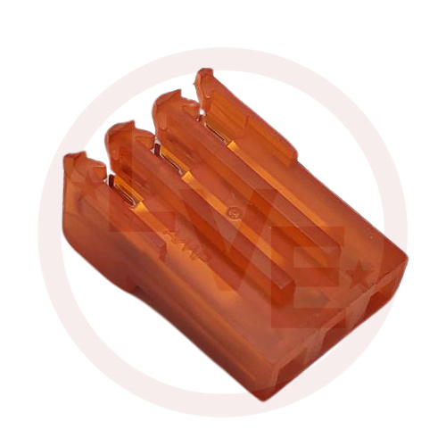 AMP 640431-3 TERMINAL HEADER 3 POS RECEPTACLE 18 AWG .156"P MTA-156 ORANGE