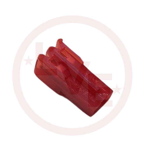 AMP 640440-2 TERMINAL HEADER 2 POS RECEPTACLE 22 AWG .100"P MTA-100 RED