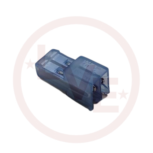 TERMINAL HEADER 2 POS RECEPTACLE 26 AWG .100"P MTA-100 BLUE