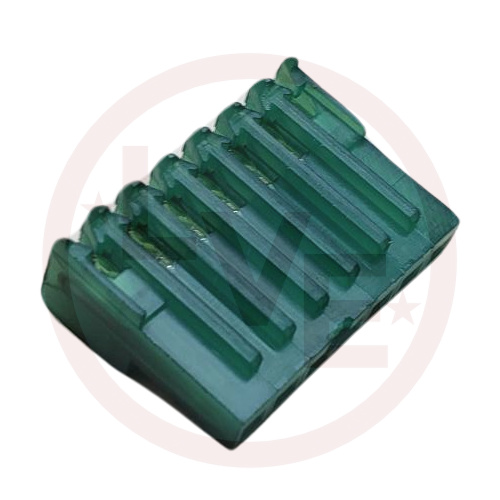 AMP 640443-7 TERMINAL HEADER 7 POS RECEPTACLE 28 AWG .100"P MTA-100 GREEN