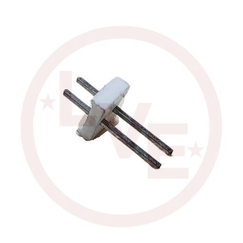 CONNECTOR HEADER 2 POS MALE VERTICAL THROUGH HOLE .100"P TIN NATURAL