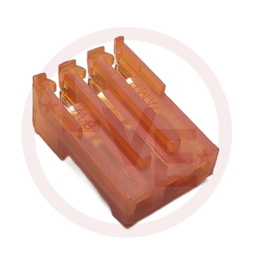 AMP 640599-3 CONNECTOR RECEPT 3 POS FEMALE IDC 18 AWG MTA-156 ORANGE