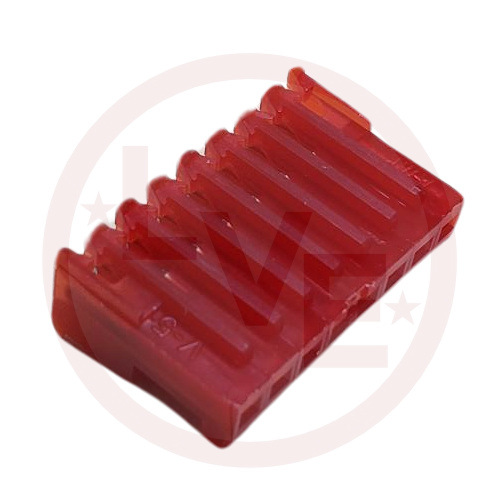 TE CONN 644702-8 CONNECTOR RECEPTACLE 8 POS IDC 22 AWG MTA-100 RED