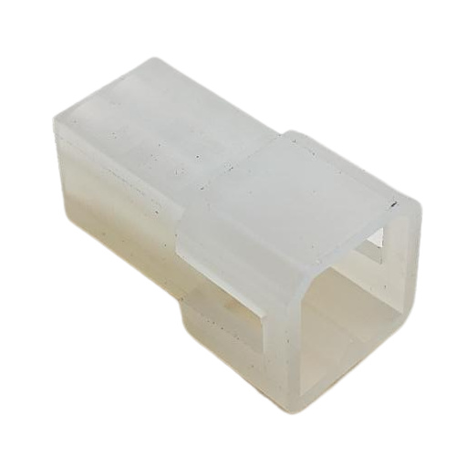 CONNECTOR 4 POS PLUG HSG COMMERCIAL .62" PIN &amp; SOCKET NATURAL W/DETENT LOCK