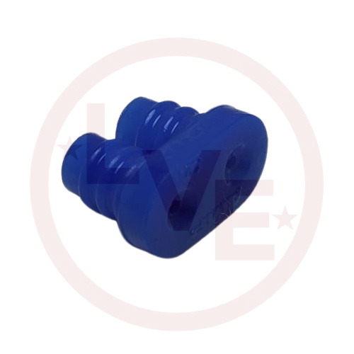 TE CONN 794270-1 CONNECTOR WIRE SEAL 2 POS UNIVERSAL MATE-N-LOK BLUE